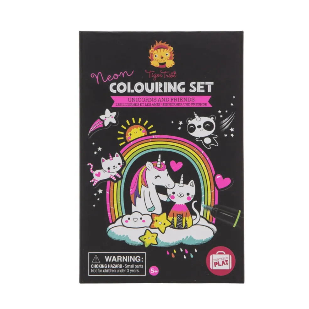 Tiger Tribe Neon Farben-Set Einhorn