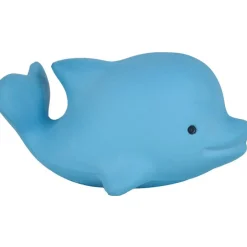 Tikiri Delphin Badspielzeug und Rassel Blau