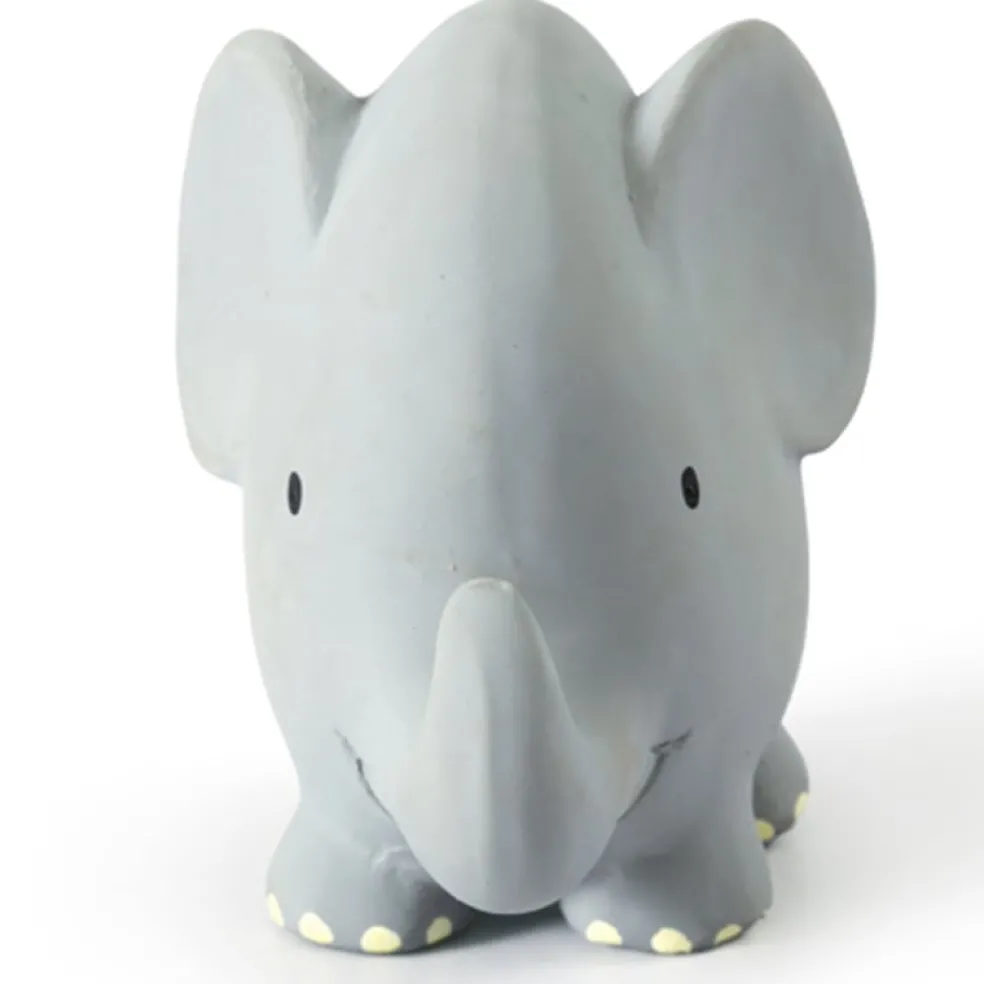Tikiri Elefant Badspielzeug und Rassel Grau