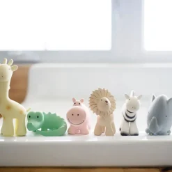Tikiri Elefant Badspielzeug und Rassel Grau