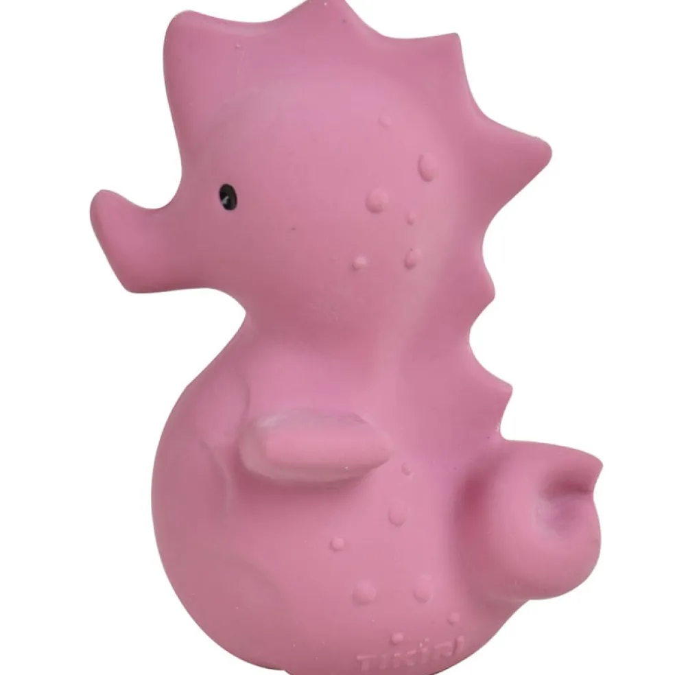 Tikiri Seepferdchen Badspielzeug und Rassel Rosa