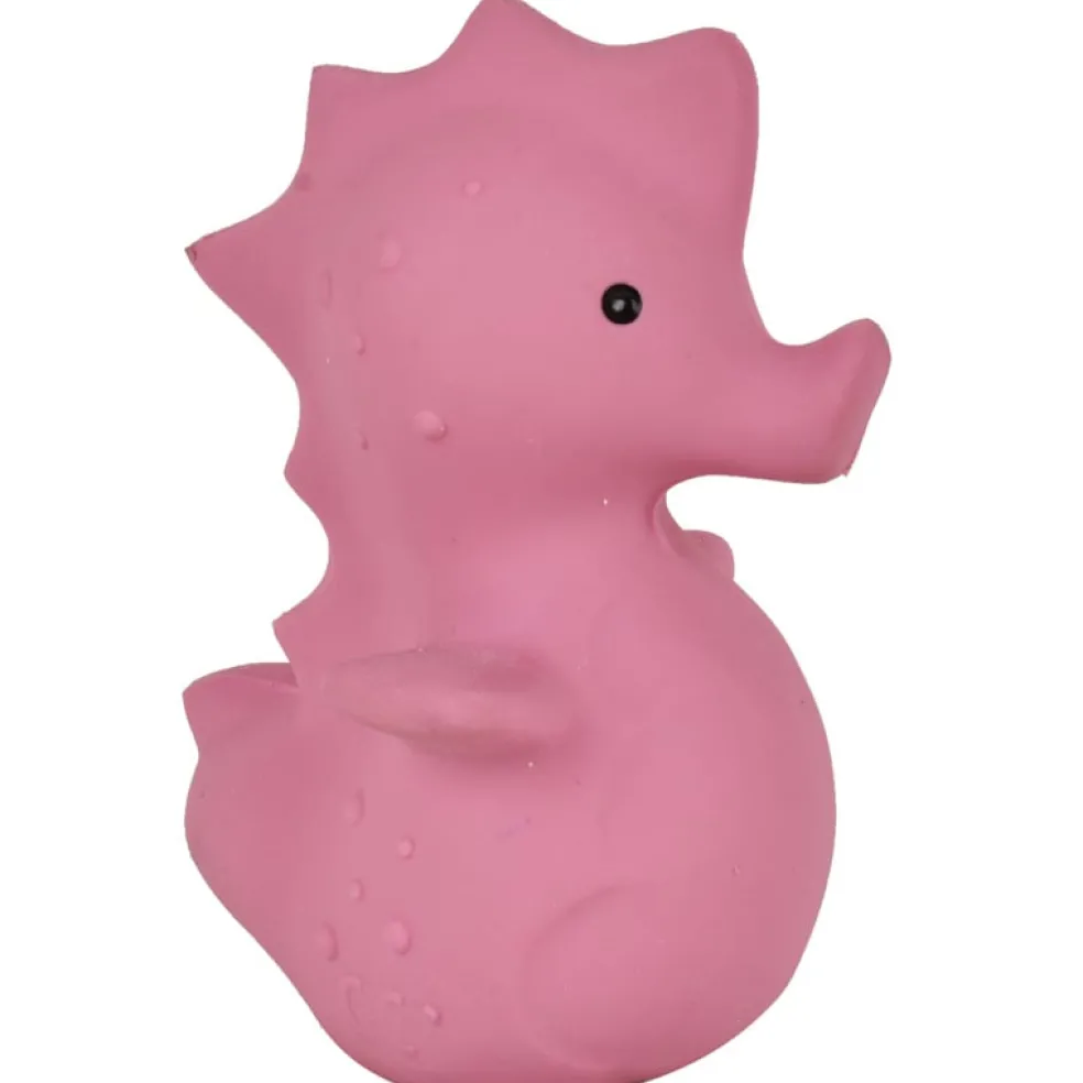 Tikiri Seepferdchen Badspielzeug und Rassel Rosa