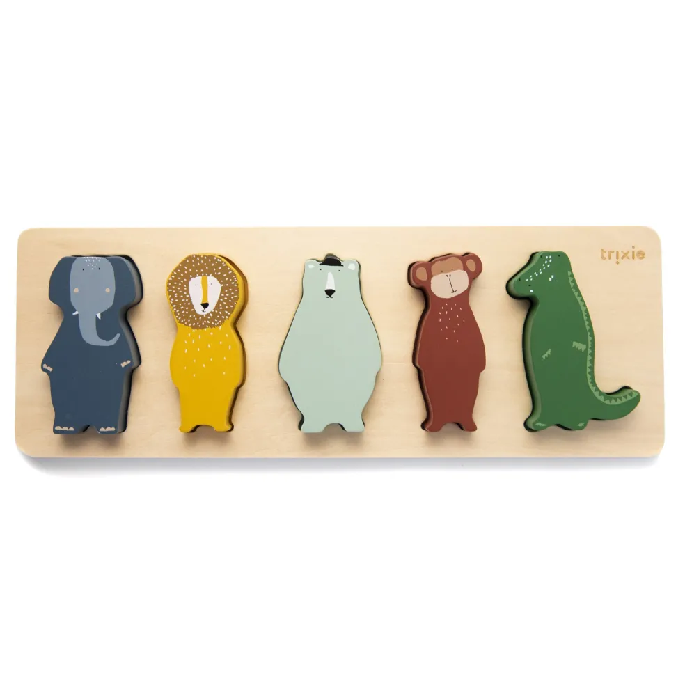 Trixie Baby & Kids Holzpuzzle mit Tiere