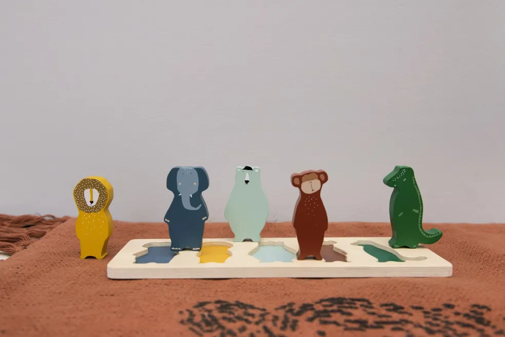Trixie Baby & Kids Holzpuzzle mit Tiere