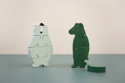 Trixie Baby & Kids Holzpuzzle Tiere Mr. Crocodile