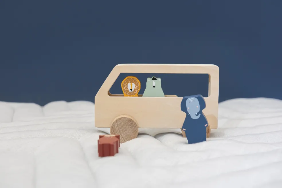 Trixie Baby & Kids Holzbus mit Tieren