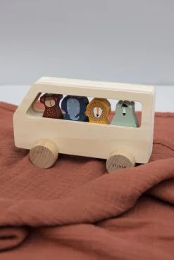 Trixie Baby & Kids Holzbus mit Tieren