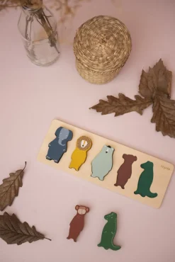 Trixie Baby & Kids Holzpuzzle mit Tiere