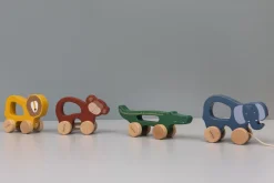 Trixie Baby & Kids Nachziehtier Löwe Holz