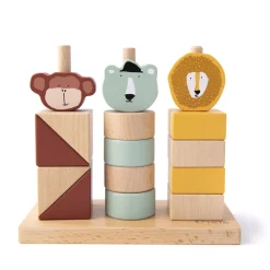 Trixie Baby & Kids Stapelturm Tiere Blöcke Holz