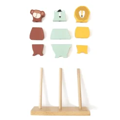 Trixie Baby & Kids Stapelturm Puzzle Tiere Holz