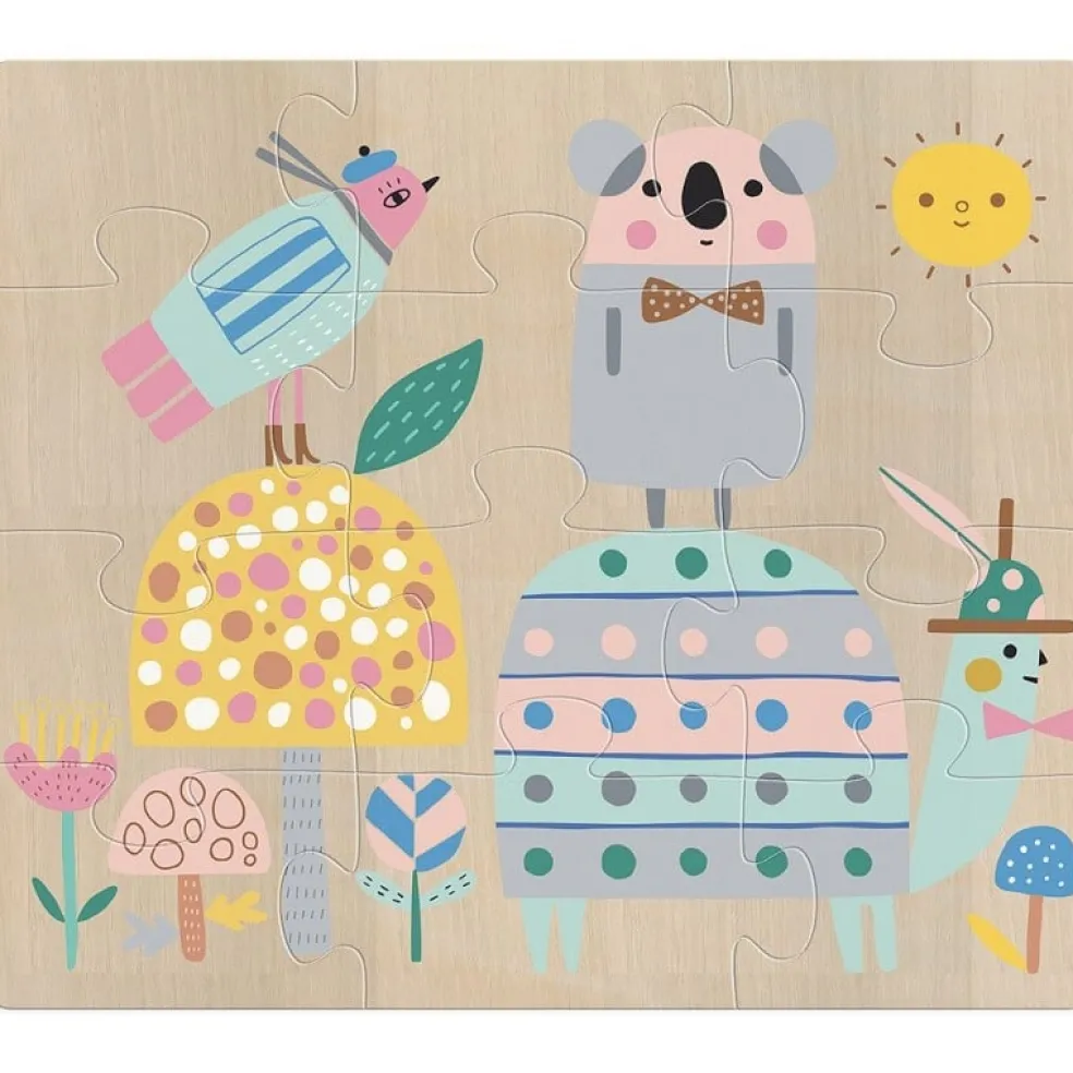 Vilac 4 Puzzles Tieren Suzy Ultman