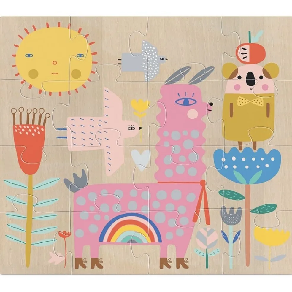 Vilac 4 Puzzles Tieren Suzy Ultman