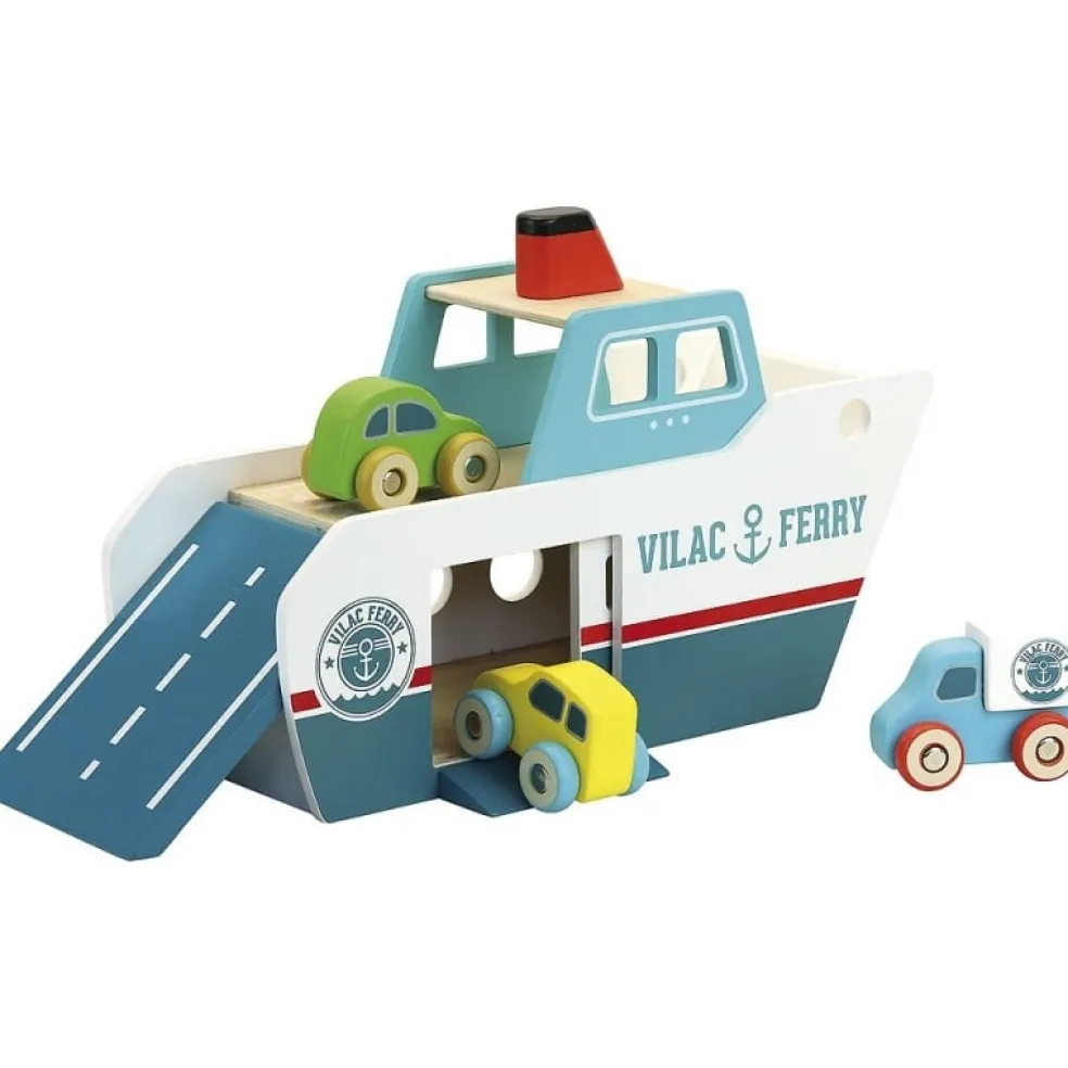Vilac Boot Vilacity Holz blau 2368