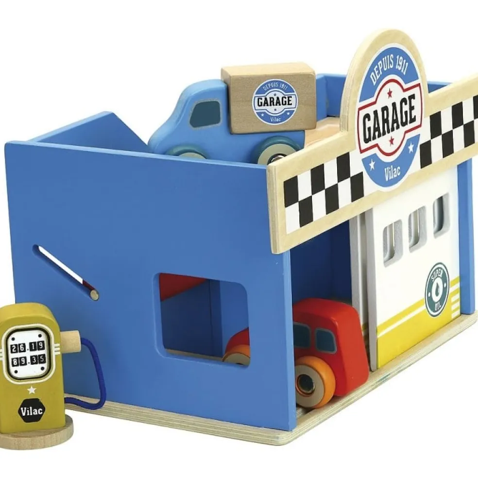 Vilac Garage Vilacity Holz blau 2367