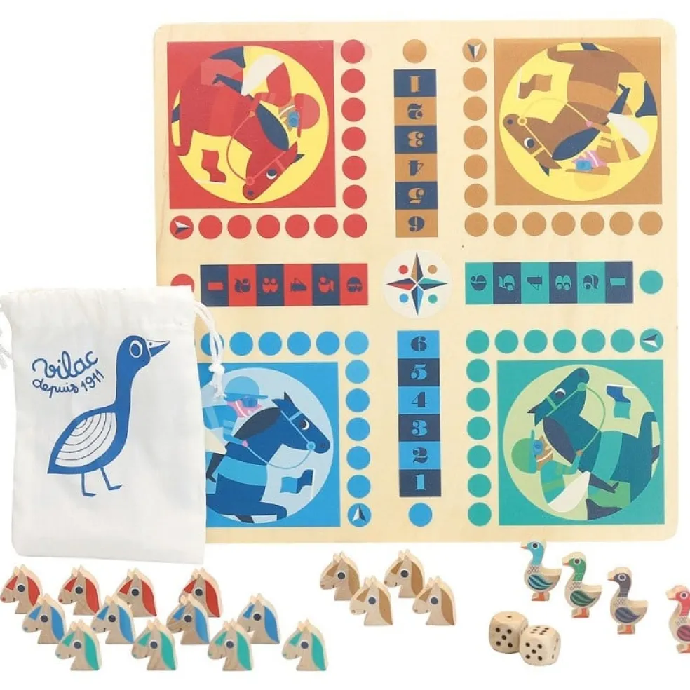 Vilac Gänsespiel & Ludo Holz 7607