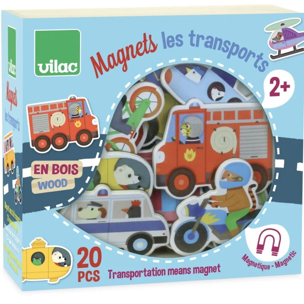 Vilac Magnete Fahrzeuge 20 Teilen