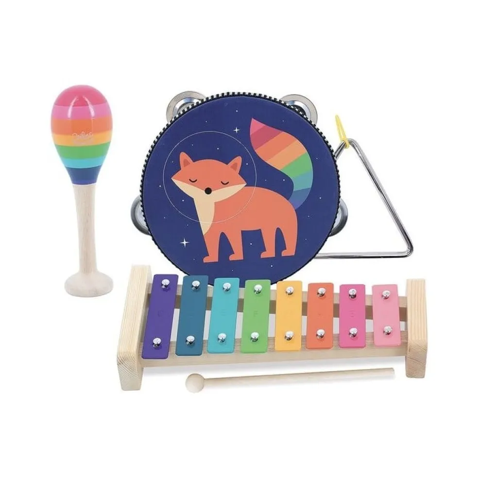 Vilac Musik-Set Regenbogen Holz