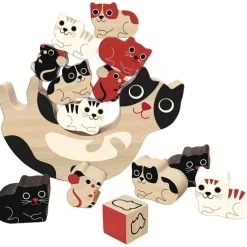 Vilac Stapel Spiel Katzen Holz 7778