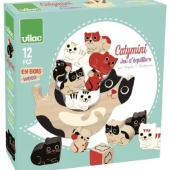 Vilac Stapel Spiel Katzen Holz 7778