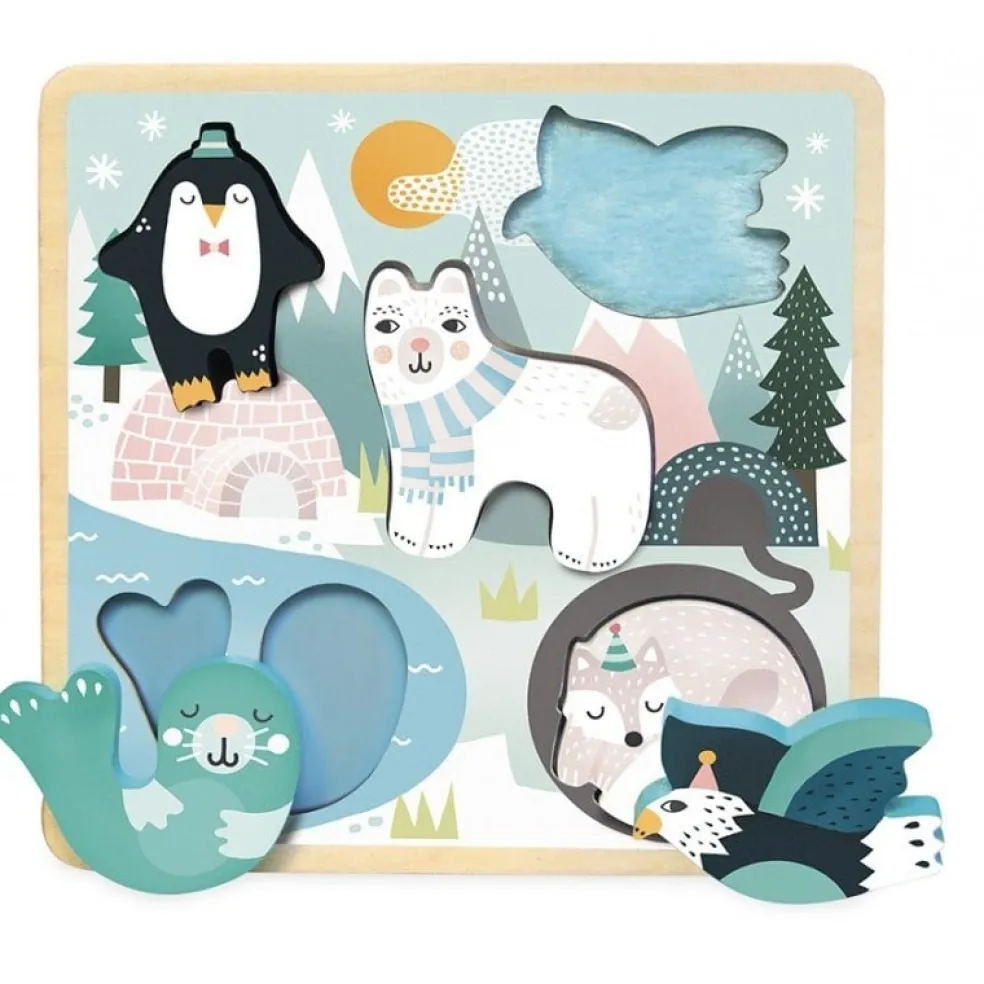Vilac Steckpuzzle Ice touch and feel 8503