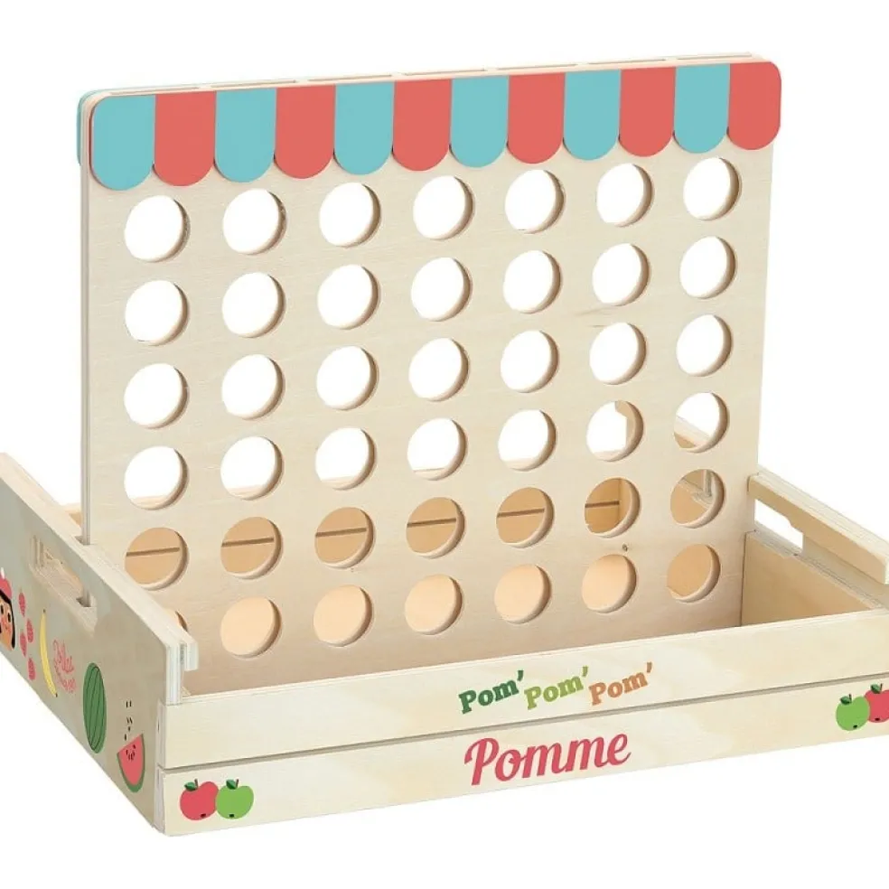 Vilac Vier gewinnt Holz Äpfel 7608