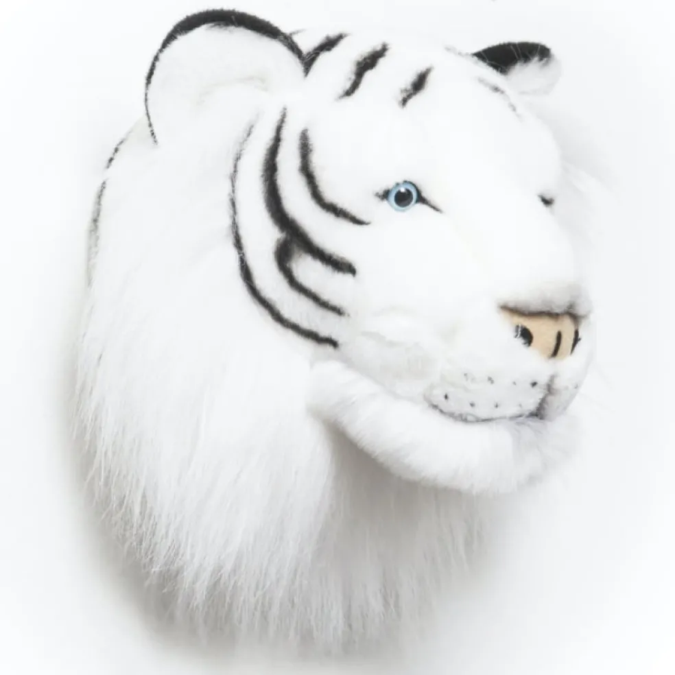 Wild and Soft Weißen Tiger Plüschtierkopf Albert
