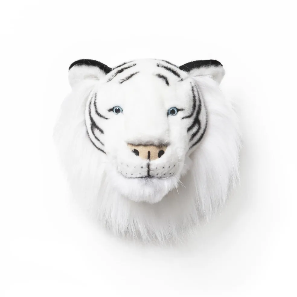 Wild and Soft Weißen Tiger Plüschtierkopf Albert