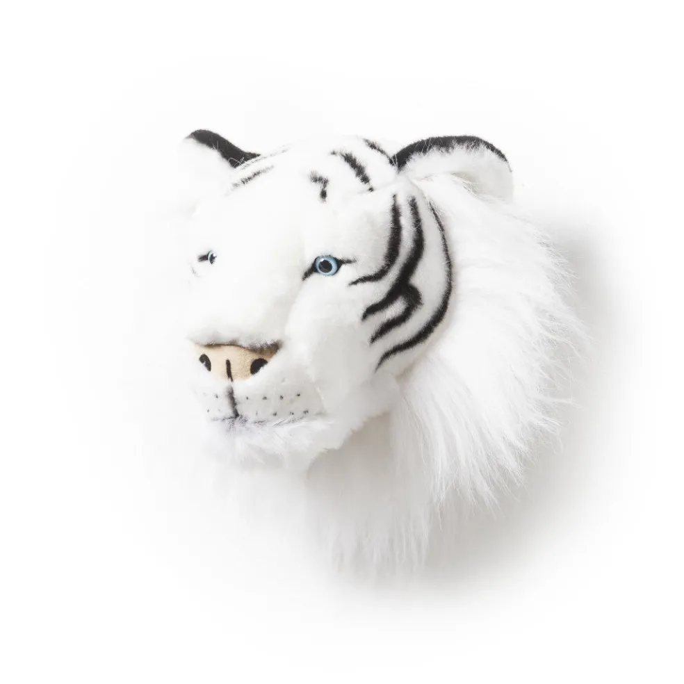 Wild and Soft Weißen Tiger Plüschtierkopf Albert