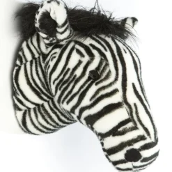 Wild and Soft Zebra Plüschtierkopf Daniel