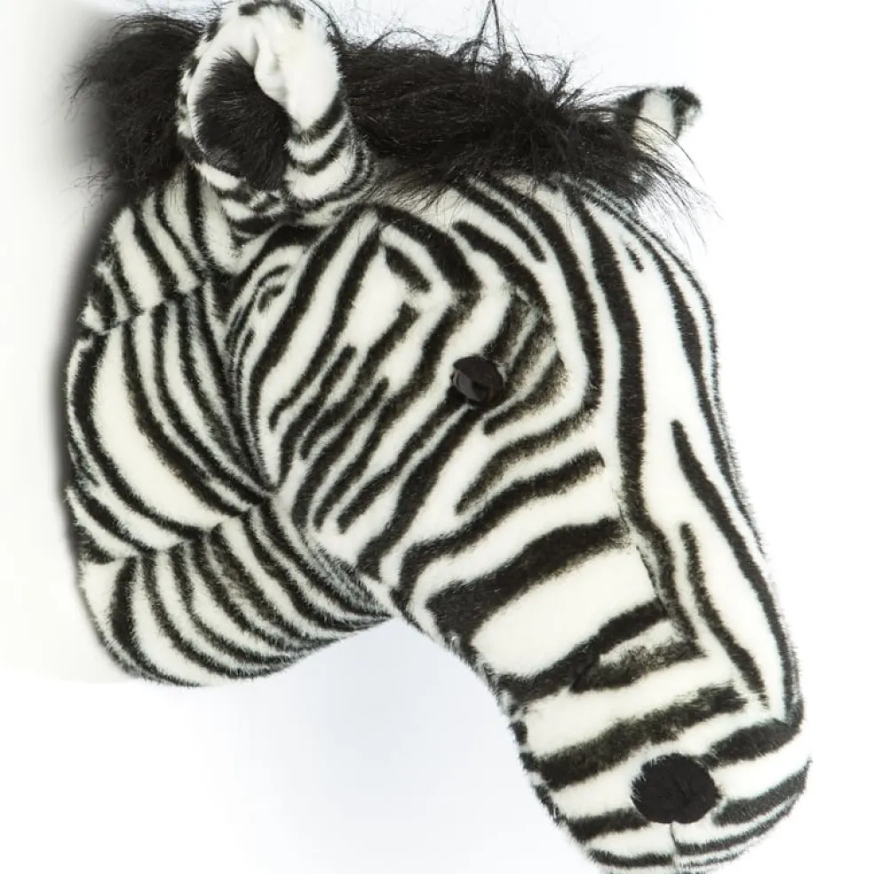Wild and Soft Zebra Plüschtierkopf Daniel