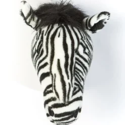 Wild and Soft Zebra Plüschtierkopf Daniel